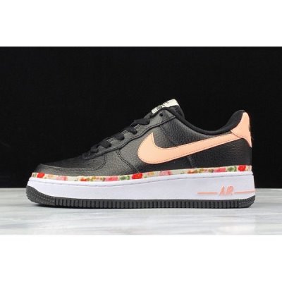 Nike Bayan Air Force 1 Vintage Floral Gs Pembe / Siyah Kaykay Ayakkabı Türkiye - CUI4ZIK4